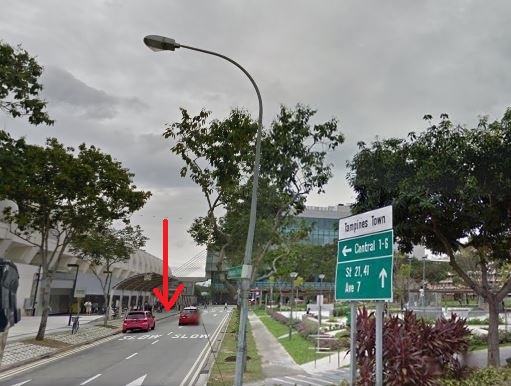 Coach to Genting Highlands departing point in Tampines MRT Exit B Taxi Stand Coach to Genting Highlands departing point in Tampines MRT Exit B Taxi Stand