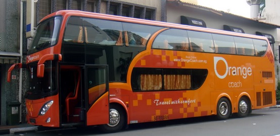 Orange Coach Express Bus